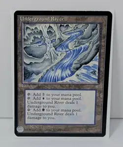 Underground River - Magic The Gathering MTG - Ice Age! - Image 1