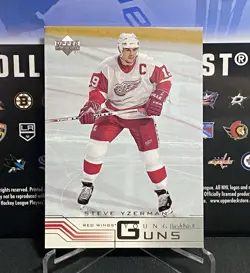 2001-02 UPPER DECK - STEVE YZERMAN YOUNG GUNS FLASHBACK CARD #216 - RED WINGS - Image 1