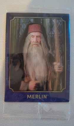 Harry Potter Wizarding World - Rare Chocolate Frog Merlin Card Sealed - Image 1