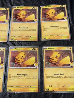 Lot Of 8 - Pikachu 51/162 Stamped 2026 Pokemon Day 30th Anniversary Promo TCG - Image 3