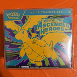 Pokemon TCG Mega Evolution Ascended Heroes Elite Trainer Box 9 Packs Promo - Image 1
