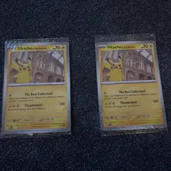2x Pikachu at the Museum (Sealed) Pokemon TCG Promo Oversized Card - UK ✅ - Image 1