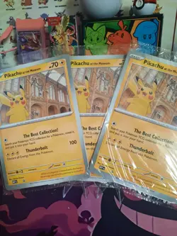 Pokemon TCG Pikachu At The Museum Promo Card Oversized Brand New Sealed Packet - Image 1