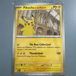 Pokemon TCG Pikachu At The Museum Promo Card Oversized Brand New Sealed Packet - Image 1