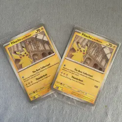 2x Pokemon TCG Promo Oversized Card - Pikachu at the Museum (Sealed) - UK - Image 3