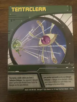 Bakugan Battle Brawlers "TENTACLEAR" Ability Card 48/48c BA291 - Image 1