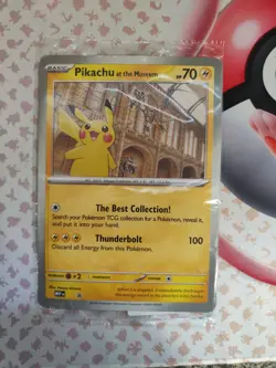 Pikachu at the Museum (Sealed) Pokemon TCG Promo Oversized Card - Image 1