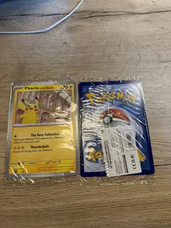 2x Pokemon TCG Promo Oversized Card - Pikachu at the Museum (Sealed) - UK - Image 2