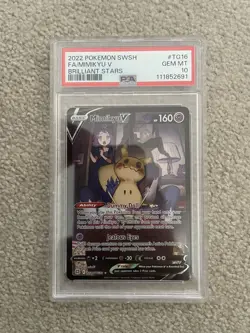 Pokemon Card Mimikyu V TG16/TG30 - Brilliant Stars - PSA 10 - Image 1