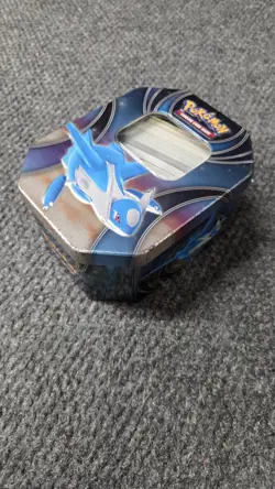 Pokemon Cards Lot In Metal Tin - Image 1