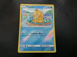 Psyduck 28/149 Reverse Holo Sun & Moon Base Pokemon Card LP - Image 1