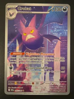 Pokemon TCG Crobat IR Illustration Rare 093/086 & VMAX - Image 2