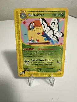 NM - Butterfree 38/165 Expedition Base Set Non-Holo Rare Pokemon Card TCG - Image 1