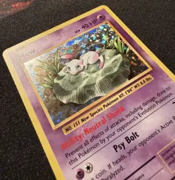 Mew 53/108 Holo Rare Evolutions Pokemon Holo Lightly Played - Image 4