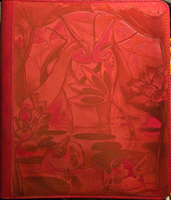 Pokemon Milotic & Feebas 9 Pocket Engraved RED Top Loader Binder 252 Cards New - Image 1