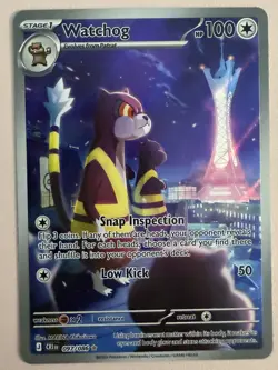 Pokemon TCG Watchog 097/086 Me04: Chaos Rising Holo - Image 1