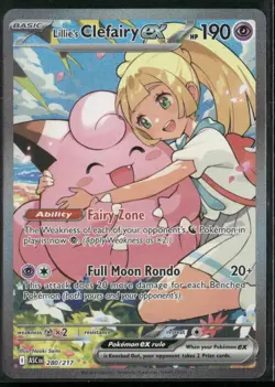 2026 Pokemon Ascended Heroes Special Illustration Rare Lillie's Clefairy ex - Image 1