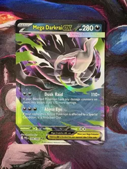 Pokemon Mega Darkrai EX 048/084 Pitch Black (Prerelease) - NM - Image 1