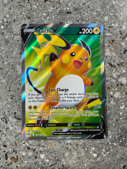 Pokemon TCG Card Raichu V 158/172 Brilliant Stars Full Art Ultra Rare - Image 1