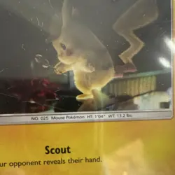 Pokemon Company Detective Pikachu 10/18 Holo Rare HP 90 English 2019 - Image 3