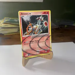 Arceus AR3 Fire Type Platinum Arceus Holo Rare Pokemon TCG Card - Image 1