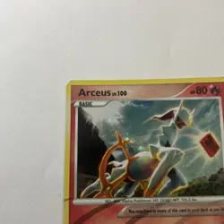Arceus AR3 Fire Type Platinum Arceus Holo Rare Pokemon TCG Card - Image 3
