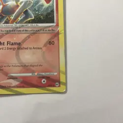 Arceus AR3 Fire Type Platinum Arceus Holo Rare Pokemon TCG Card - Image 5