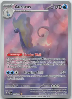 Aurorus 092/088 Holo Illustration Rare Perfect Order Pokemon Near Mint - Image 1