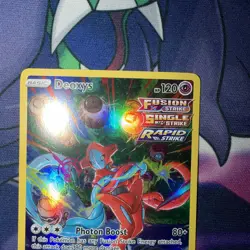 Pokemon Deoxys Ultra Rare GG12/GG70 Crown Zenith Galarian Gallery Holo 120 HP - Image 2