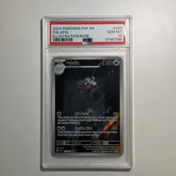 Palafin 225/091 Illustration Rare Paf En-paldean Fates Pokemon PSA 10 - Image 1