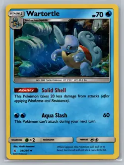Wartortle SM - Unbroken Bonds #34/214 Holo Pokemon Card - Image 1