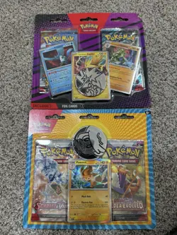 Pokemon 2 Pack Blister Packs - Articuno, Zapdos & Tyranitar/pawmot Scarlet - Image 1