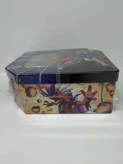 Pokemon TCG Crown Zenith Zacian V Tin Sealed, Cards Booster/Promo 5 TCG Packs - Image 4