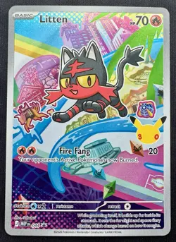 Rowlet Litten Popplio MEP 043 044 045 Pokemon First Partner Series 1 Promo - Image 3