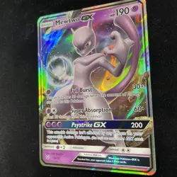 Mewtwo GX 39/73 GX Rare Shining Legends Pokemon 2017 - Image 5