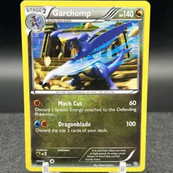 Garchomp 90/124 Holo Rare XY Dragons Exalted Pokemon Card - Image 1