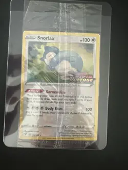 Snorlax NEW SEALED Vivid Voltage Stamped Promo Pokemon Card 131/185 - Image 1