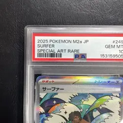 PSA10 Pokemon Card Surfer SAR 249 193 M2a GEM MT 10 - Image 3