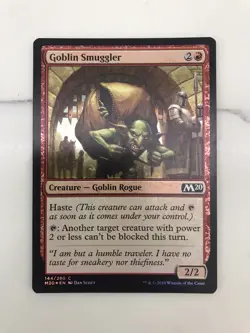 Goblin Smuggler Foil MTG Magic the Gathering Card NM Near Mint Core Set M20 - Image 1
