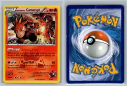Team Magma's Camerupt 2/34 Holo Rare Double Crisis Pokemon Card Holo MP - Image 3