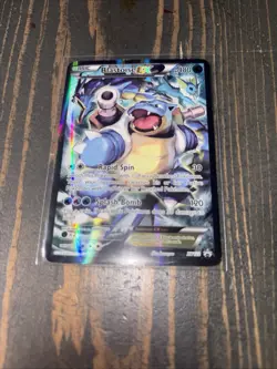 Blastoise EX XY122 Black Star Promo Full Art Holo Rare 2016 Pokemon Card - Image 2