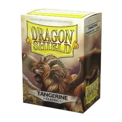 Dragon Shield 100 Standard Deck Protector Card Sleeves Tangerine 10030 MTG TCG - Image 1