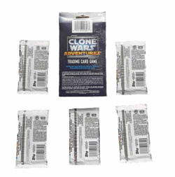 STAR WARS CLONE WARS ADVENTURES TRADING CARD GAME 2011 TOPPS NEW FACTORY SEALED - Image 2