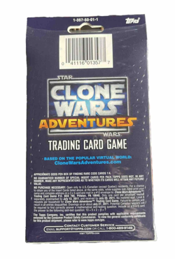 STAR WARS CLONE WARS ADVENTURES TRADING CARD GAME 2011 TOPPS NEW FACTORY SEALED - Image 4