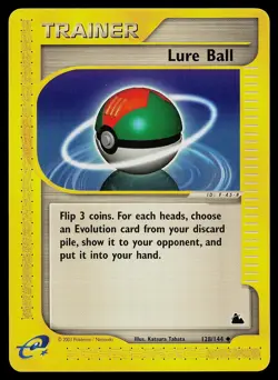 Pokemon Card - Lure Ball Skyridge 128/144 Uncommon - Image 1