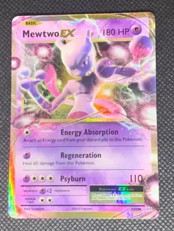 Mewtwo EX 52/108 - XY Evolution Pokemon Card - NM - Image 1