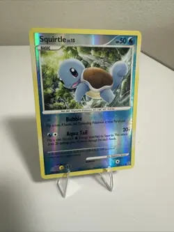Pokemon TCG Squirtle 112/132 Secret Wonders Reverse Holo Common Card LP - Image 1