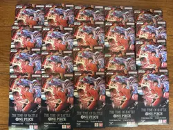 One Piece Card Game OP-16 The Time of Battle English Booster Packs Lot of 20 - Image 1