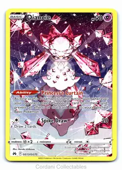 Diancie GG13/GG70 - Crown Zenith Galarian Gallery - Pokemon Card - Near Mint - Image 1