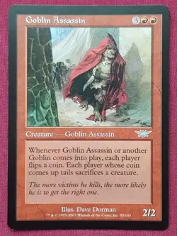 Magic The Gathering LEGIONS GOBLIN ASSASSIN red card MTG - Image 1